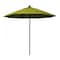 California Umbrella 9' Black Aluminum Market Patio Umbrella, Olefin Kiwi 194061335659 - alternate 1